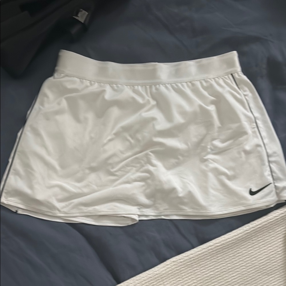 Nike White Athletic Shorts Performance Design